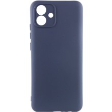 Чехол TPU GETMAN Liquid Silk Full Camera для Samsung Galaxy A04e – Синий