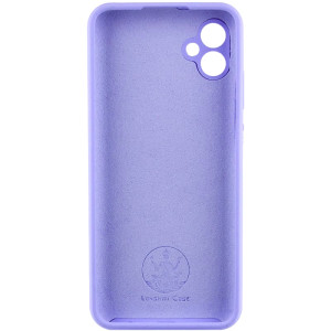 Чохол Silicone Cover Lakshmi Full Camera (AAA) with Logo для Samsung Galaxy A04e – Бузковий
