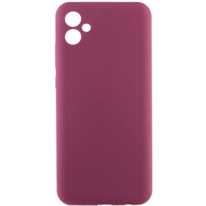 Чохол Silicone Cover Lakshmi Full Camera (AAA) для Samsung Galaxy A04e (Бордовий)