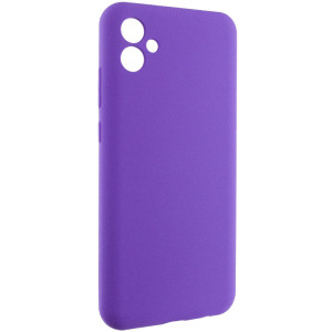 Чохол Silicone Cover Lakshmi Full Camera (AAA) для Samsung Galaxy A04e – Фіолетовий