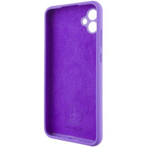 Чохол Silicone Cover Lakshmi Full Camera (AAA) для Samsung Galaxy A04e – Фіолетовий