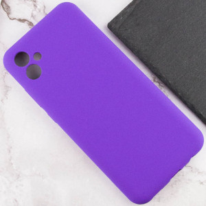 Чохол Silicone Cover Lakshmi Full Camera (AAA) для Samsung Galaxy A04e – Фіолетовий
