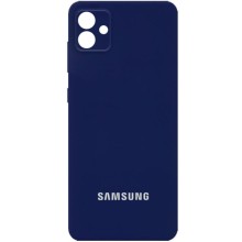 Чохол Silicone Cover Full Camera (AA) для Samsung Galaxy A04e – Темно-синій
