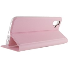 Кожаный чехол книжка GETMAN Elegant (PU) для Samsung Galaxy A04e – Розовый