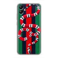 Чехлы ГУЧЧИ для Самсунг А04е (AlphaPrint) (Gucci змия)