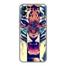 Чохли з зображенням різних тварин на Samsung Galaxy A04e (A042) (Яскравий Тигр)