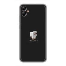 Чехол Майнкрафт на Samsung Galaxy A04e (A042) (AlphaPrint) Minecraft (Овечка Майнкрафт)