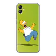 Чехол с Симпсонами для Samsung Galaxy A04e (A042) (VPrint) (Гомер Симпсон)
