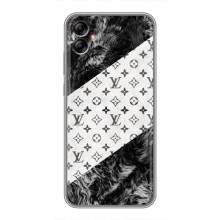 Чехол Стиль Louis Vuitton на Samsung Galaxy A04e (A042) (LV на белом)