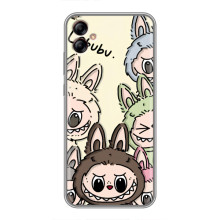 Чехол с Лабубу на Samsung Galaxy A04e (A042) – Коллаж Лабубу