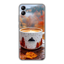 Чехол с уникальным дизайном «Осень с кофе» для Samsung Galaxy A04e (A042) – Кофе на природе