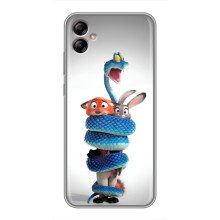 Силиконовый чехол с принтом Зоотрополіс для Samsung Galaxy A04e (A042) – Змея Зоо