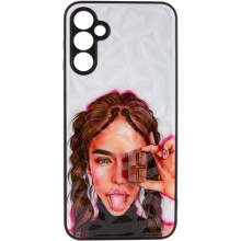 TPU+PC чехол Prisma Ladies для Samsung Galaxy A04s – Chocolate