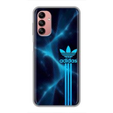 Чехлы Адидас для Samsung Galaxy A04s (AlphaPrint) (Синий Адидас)