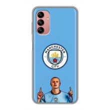 Чехлы с футболистом Ерлинг Холанд для Samsung Galaxy A04s (AlphaPrint) (Холанд Манчестер Сити)
