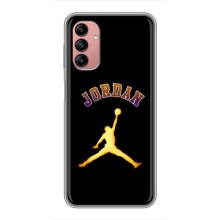 Чехлы для Samsung Galaxy A04s - с картинкой JORDAN (AlphaPrint) (Jordan Gold)