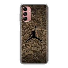 Чехлы для Samsung Galaxy A04s - с картинкой JORDAN (AlphaPrint) (Logo Jordan)
