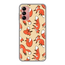 Чехлы с картинкой Лисички для Samsung Galaxy A04s (VPrint) (Лисички)
