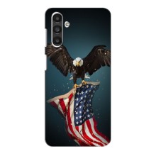 Чехол Флаг USA для Samsung Galaxy A04s – Орел и флаг