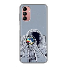 Чехол NASA для Samsung Galaxy A04s (AlphaPrint) (Космонавт фото)