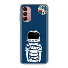 Чехол NASA для Samsung Galaxy A04s (AlphaPrint) (Мальчик в шлеме)