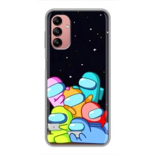 Чехол Амонг Ас для Samsung Galaxy A04s (AlphaPrint) (Скины в космосе)