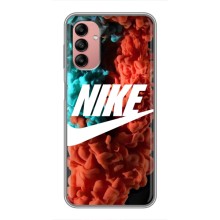 Чехол для Samsung Galaxy A04s - с принтом Найк (AlphaPrint) (Дымчатый найк)