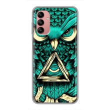 Чехол с птицами на Samsung Galaxy A04s (VPrint) (Сова с глазом)
