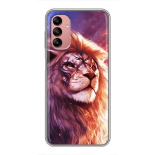 Чехол со Львом для Samsung Galaxy A04s (VPrint) (Красочный Лев)
