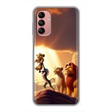 Чехол Король лев на Самсунг А04с (Рождение Симбы)
