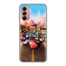 Силиконовый чехол Маквин для Samsung Galaxy A04s – Тачки Маквин