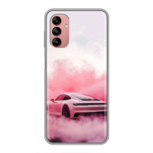 Чехол с авто Порше для Samsung Galaxy A04s – Розовый Порше