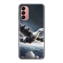 Чехол с мемом Тралалело тралала на Samsung Galaxy A04s (Бомбардини гусини)