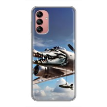 Чехол с мемом Тралалело тралала на Samsung Galaxy A04s (Бомбардиро крокодило)