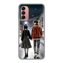 Чехол с дизайном Венздей 2 на Samsung Galaxy A04s – Уэнсдей и Тайлер