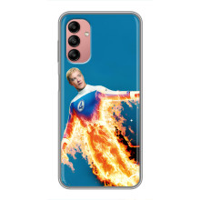 Чехол с принтом Фантастическая четверка для Samsung Galaxy A04s – Человек-Факел