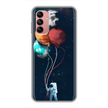 Космические Чехлы для Самсунг А04с (VPrint) (Планеты шарики)