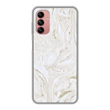 Мраморный чехол на Samsung Galaxy A04s (VPrint) (Белый мрамор)