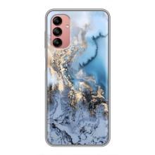 Мраморный чехол на Samsung Galaxy A04s (VPrint) (Нежный мрамор)
