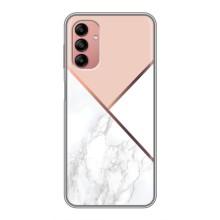 Мраморный чехол на Samsung Galaxy A04s (VPrint) (Тройной мрамор)