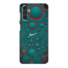 Силиконовый Чехол на Samsung Galaxy A04s с картинкой Nike (Найк зеленый)
