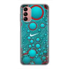 Силиконовый Чехол на Samsung Galaxy A04s с картинкой Nike (Найк зеленый)