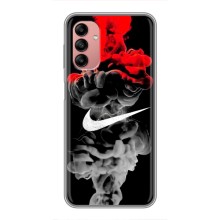 Силиконовый Чехол на Samsung Galaxy A04s с картинкой Nike (Nike дым)