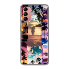 Силиконовый чехол с КАРТИНКАМИ лето для Samsung Galaxy A04s (AlphaPrint) (Летний отпуск)