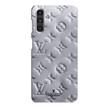 Текстурный Чехол Louis Vuitton для Самсунг А04с (Белый ЛВ)