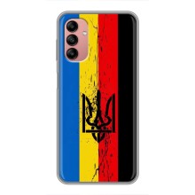 Украинские Чехлы для Samsung Galaxy A04s с картинкой УПА (AlphaPrint) (Флаг УПА)