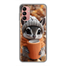 Друкований чохол 'Звірята з кавою' для Samsung Galaxy A04s