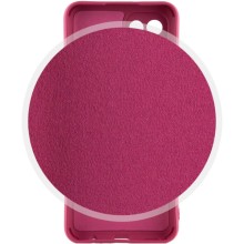 Чехол Silicone Cover Lakshmi Full Camera (A) для Samsung Galaxy A05 – Бордовый