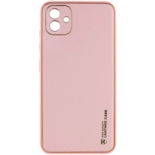 Шкіряний чохол Xshield для Samsung Galaxy A05 – Рожевий