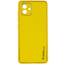 Кожаный чехол Xshield для Samsung Galaxy A05 – Желтый